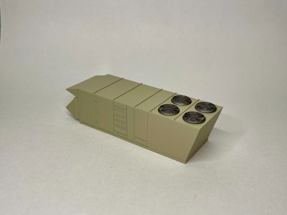 3D Printed HO Scale Rooftop A/C Unit (Super Detailed)