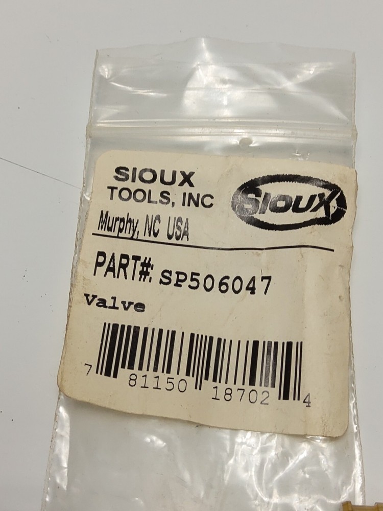 SIOUX TOOL SP506047 VALVE (NEW)