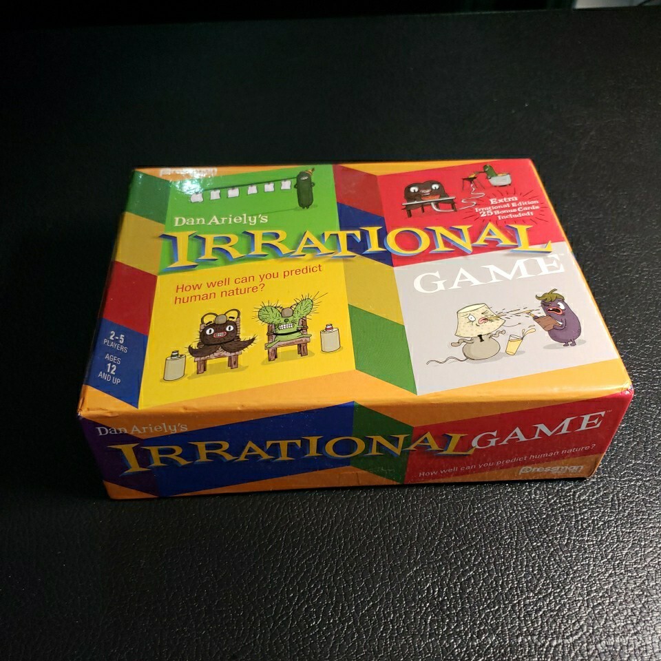 Pressman 3628 Irrational Game with Bonus Card Game, Multicolor