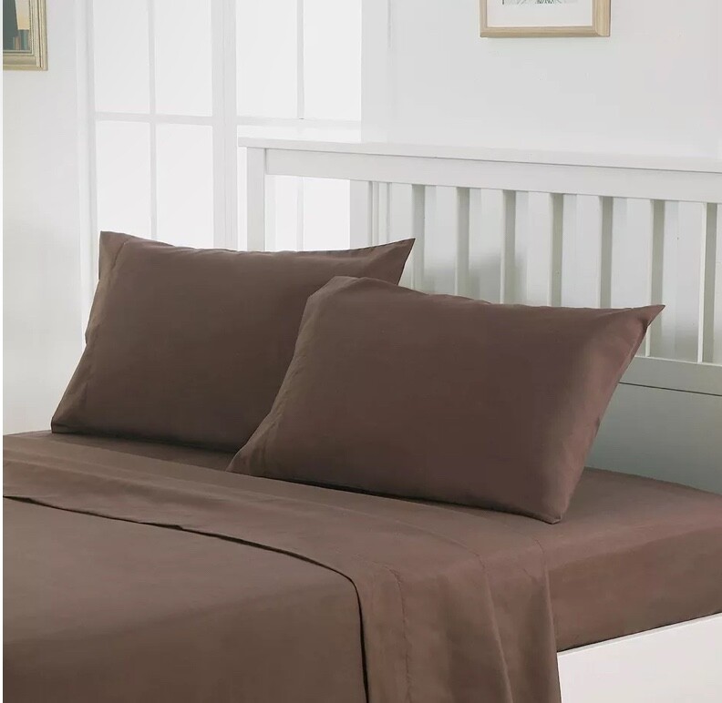 HJ-DOTHOME PILLOW CASES 4-PACK(EACH 20 in *30in) FINE MICROFIBER FABRIC GREY.