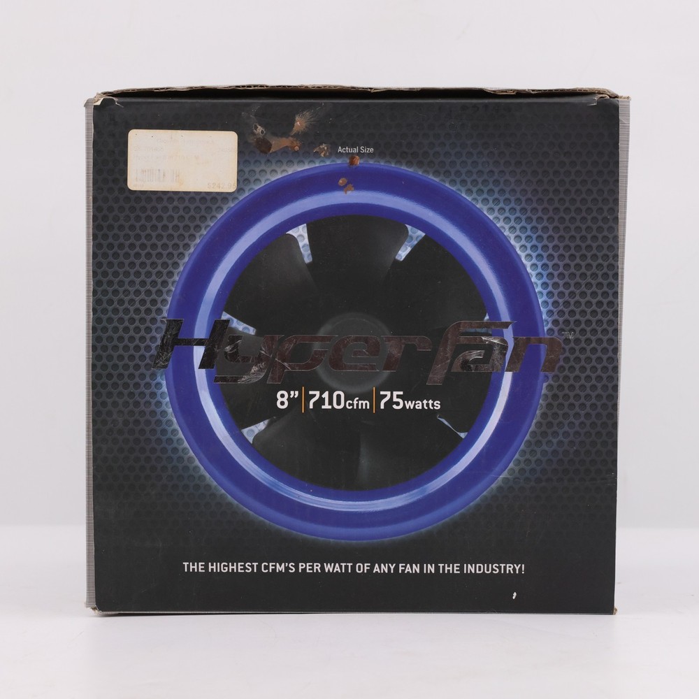 HyperFan 8" MixFlow Inline Duct Fan 75W Grow Ventilation with Controller