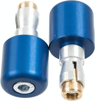 Handlebar tips color blue