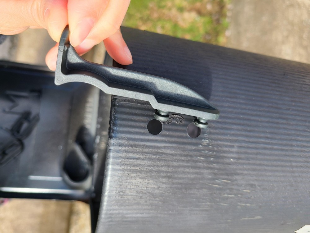 Plastic Mailbox Latch Set Replacement Kit – Black, Easy Install, Standard Mailbo