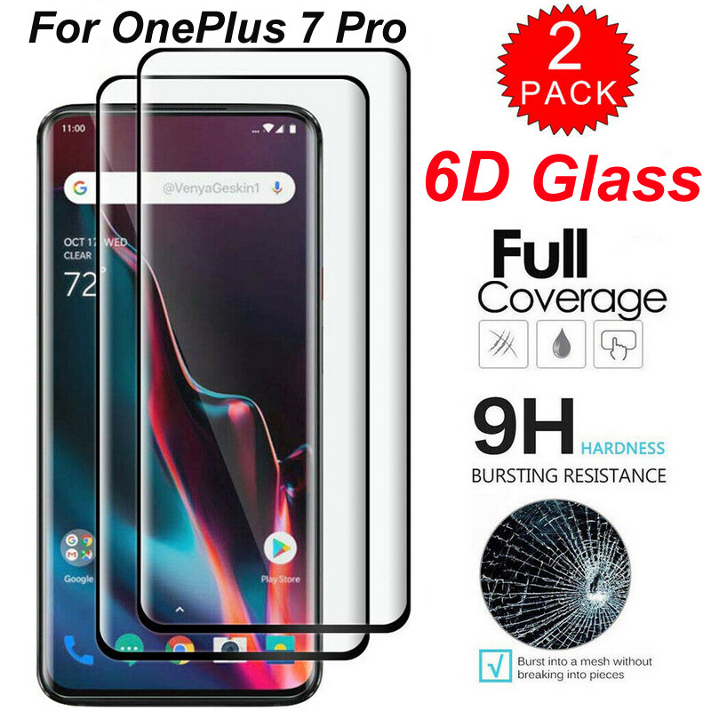 For OnePlus 10 9 8 Pro Full Coverage Tempered Glass Protective Screen Protector