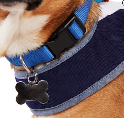 NWT Youly Bow Tie Pet Harness Navy Wht Orange, Medium
