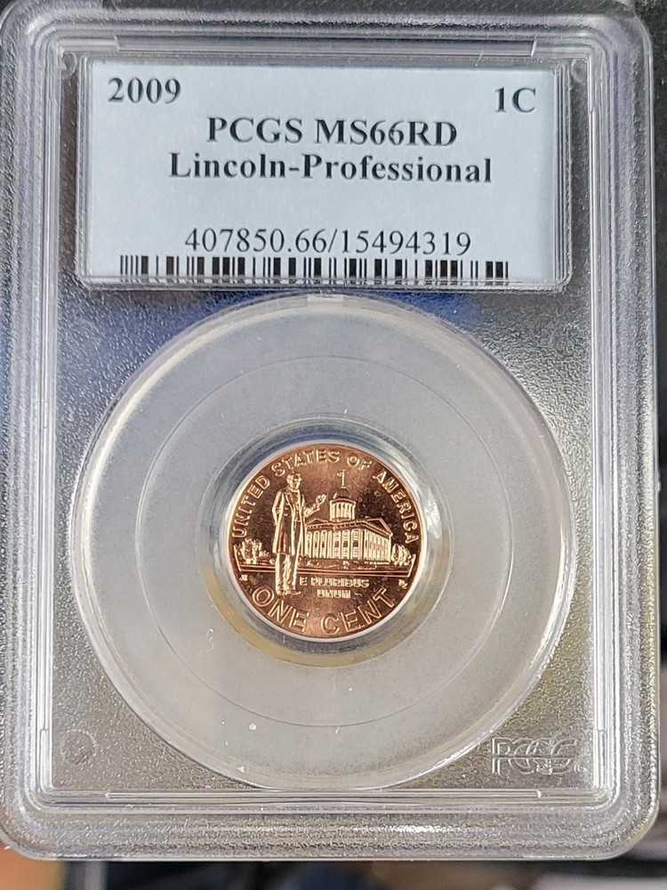2009-D 1C PCGS MS66RD Lincoln-Professional