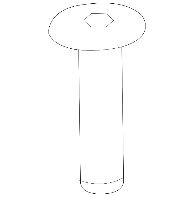 Genuine Audi Rivet N-107-440-01