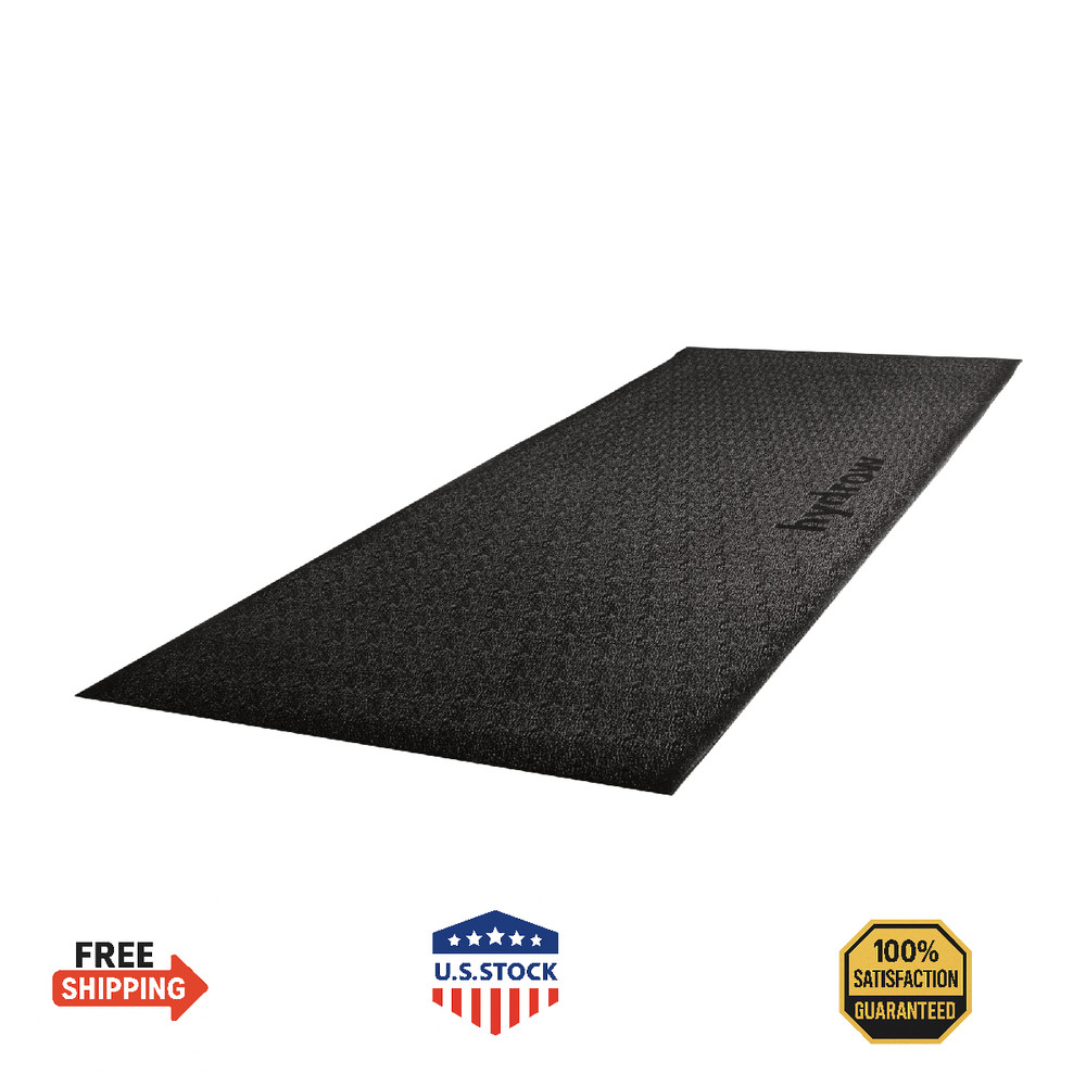 Hydrow Under Machine Mat for Exercise Equipment - Non-Slip, 3x7.5ft, Black