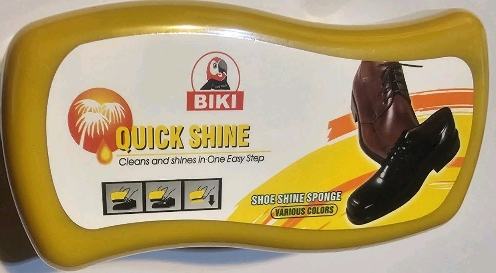 Professional Shine Sponge, Black/Brown/Neutral, 3 Sponges