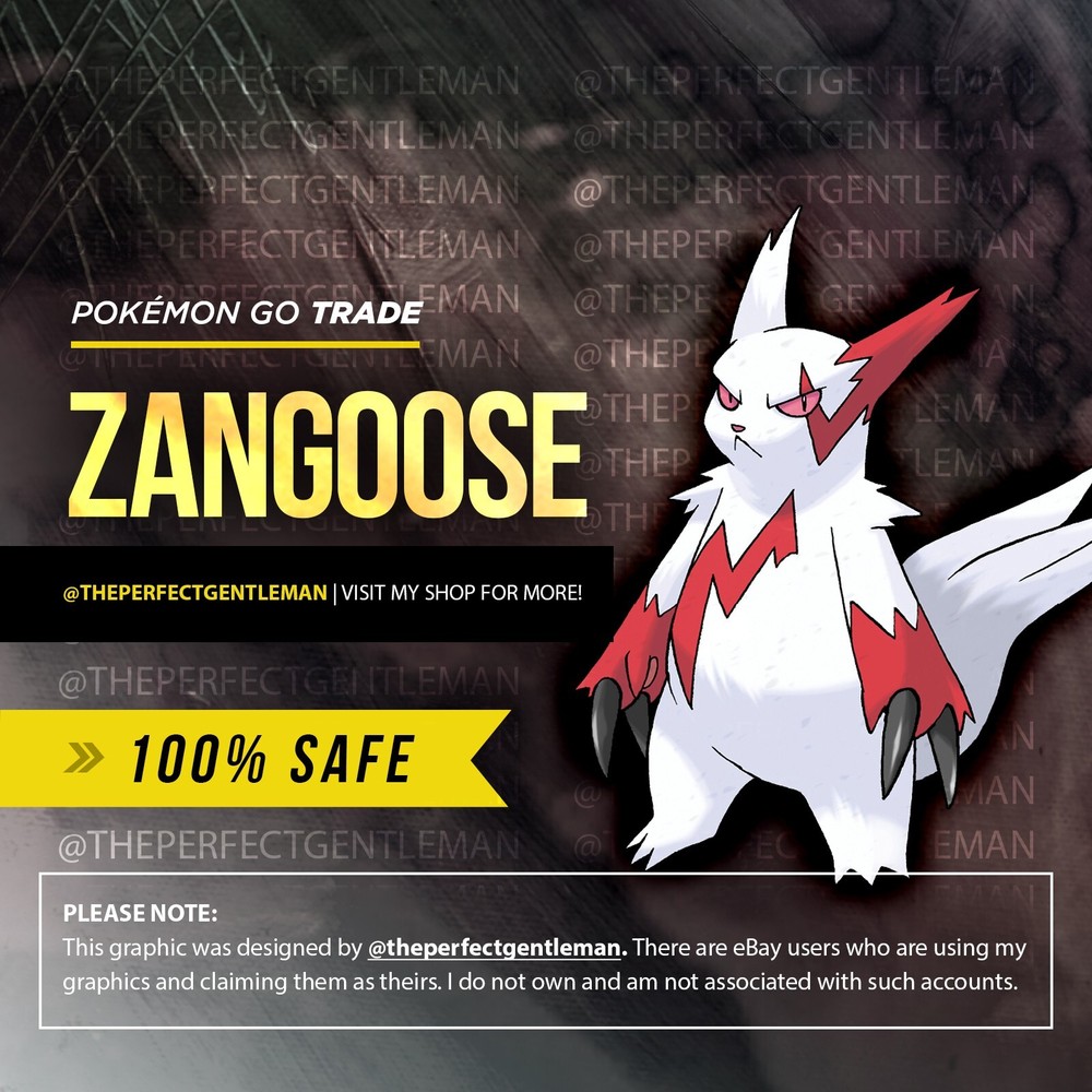 Zangoose Pokemon #335 GO