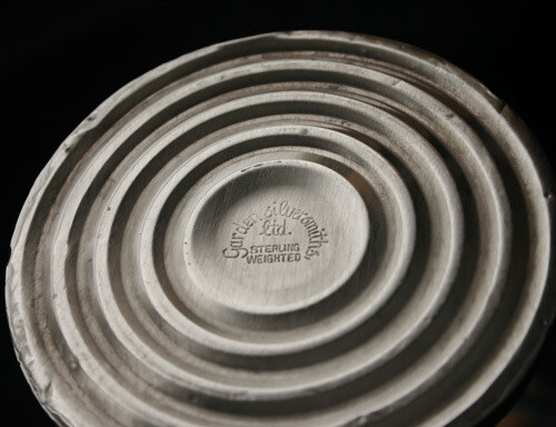 Garden Silversmiths STERLING Footed Candy Bowl