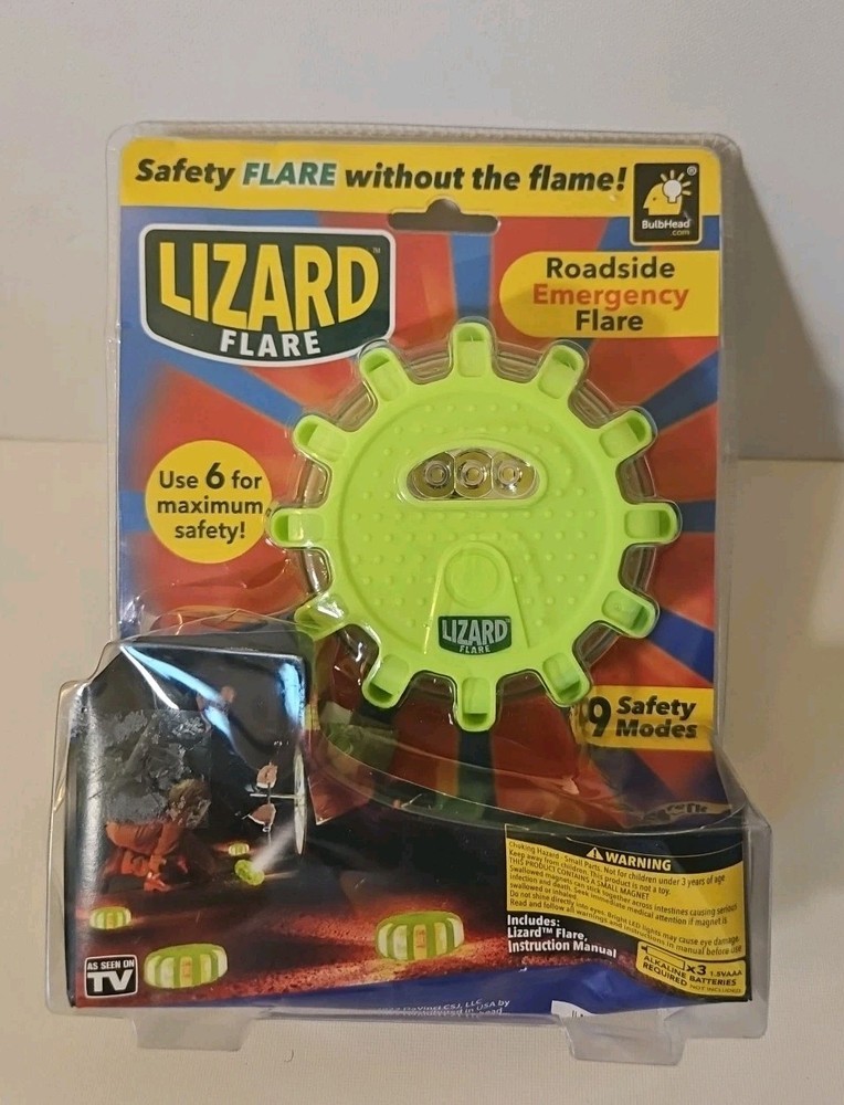 LIZARD FLARE FLAMELESS LED ROADSIDE FLARE FOR EMERGENCY