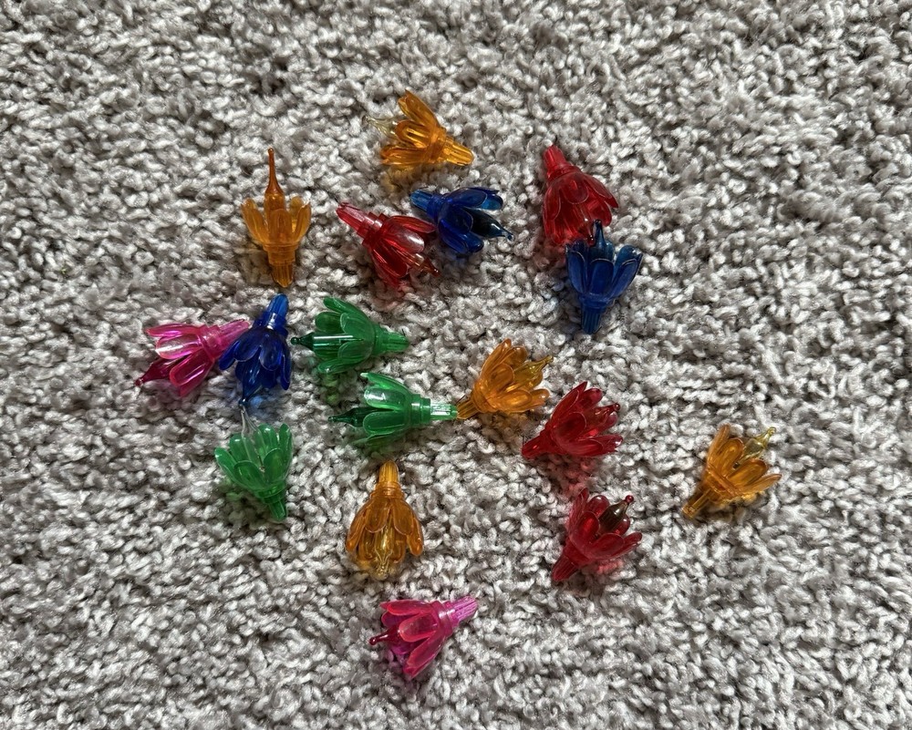 Vintage Flower-Like String Light Replacements 17 Multicolor
