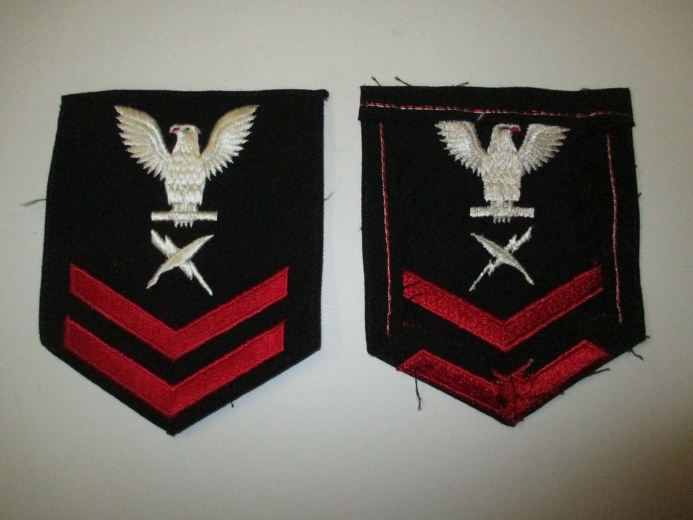 e3169 US Navy Rate Communications/Cryptologic Technician 2nd Class black IR32B