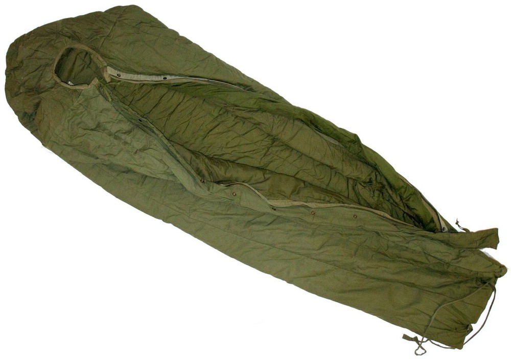 USGI Sleeping Bag Intermediate Cold Weather w/ Water Proof WP Bag