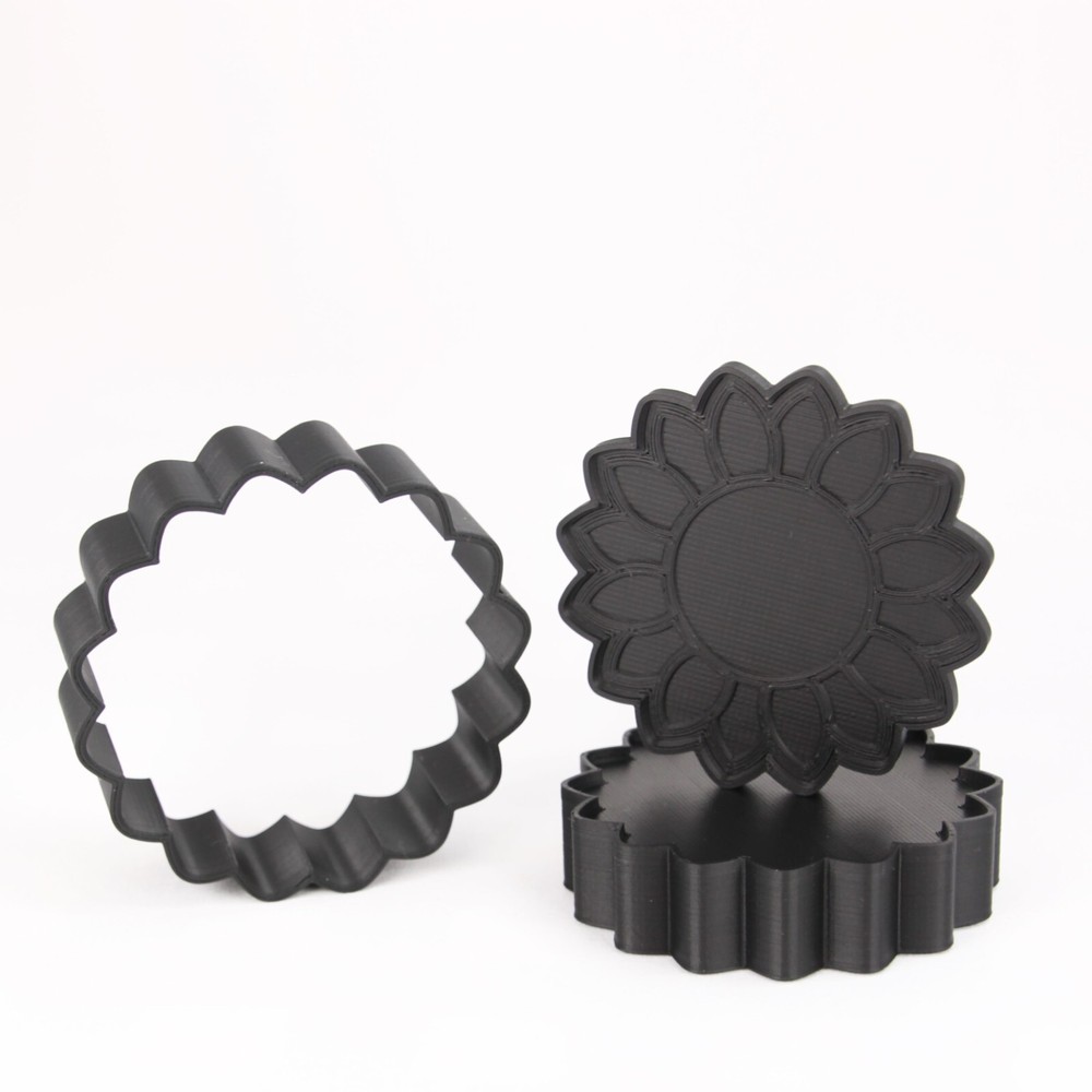 SUNFLOWER Bath Bomb Mold, DIY original BathBombs Set 3D Printed Kit
