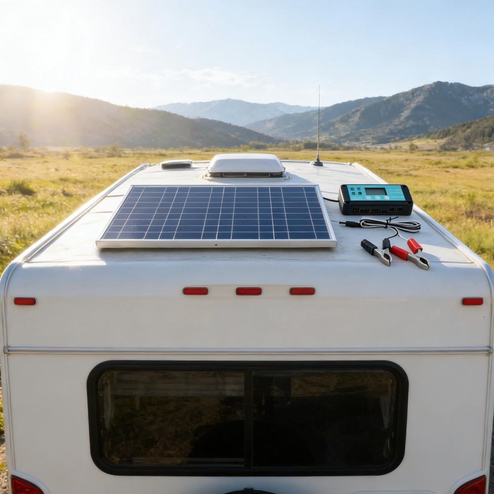 100 Watt Solar Panel Kit with Controller for Portable Energy Solutions