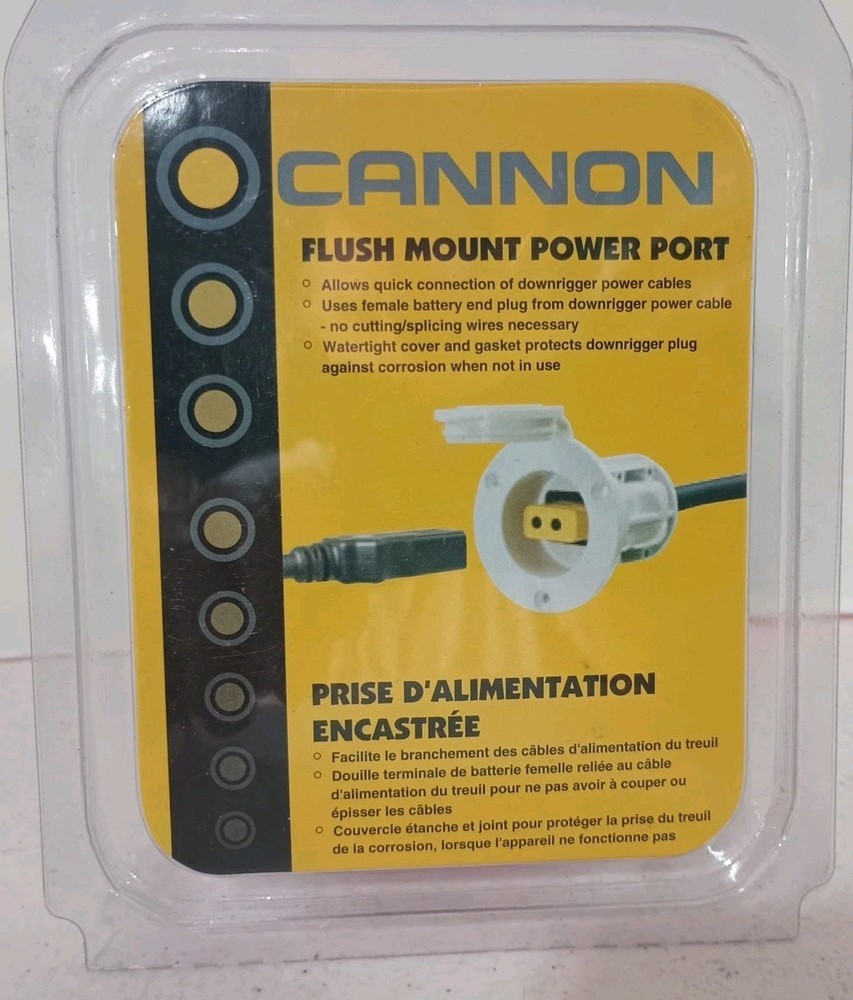Cannon Flush Mount Power Port (White) new