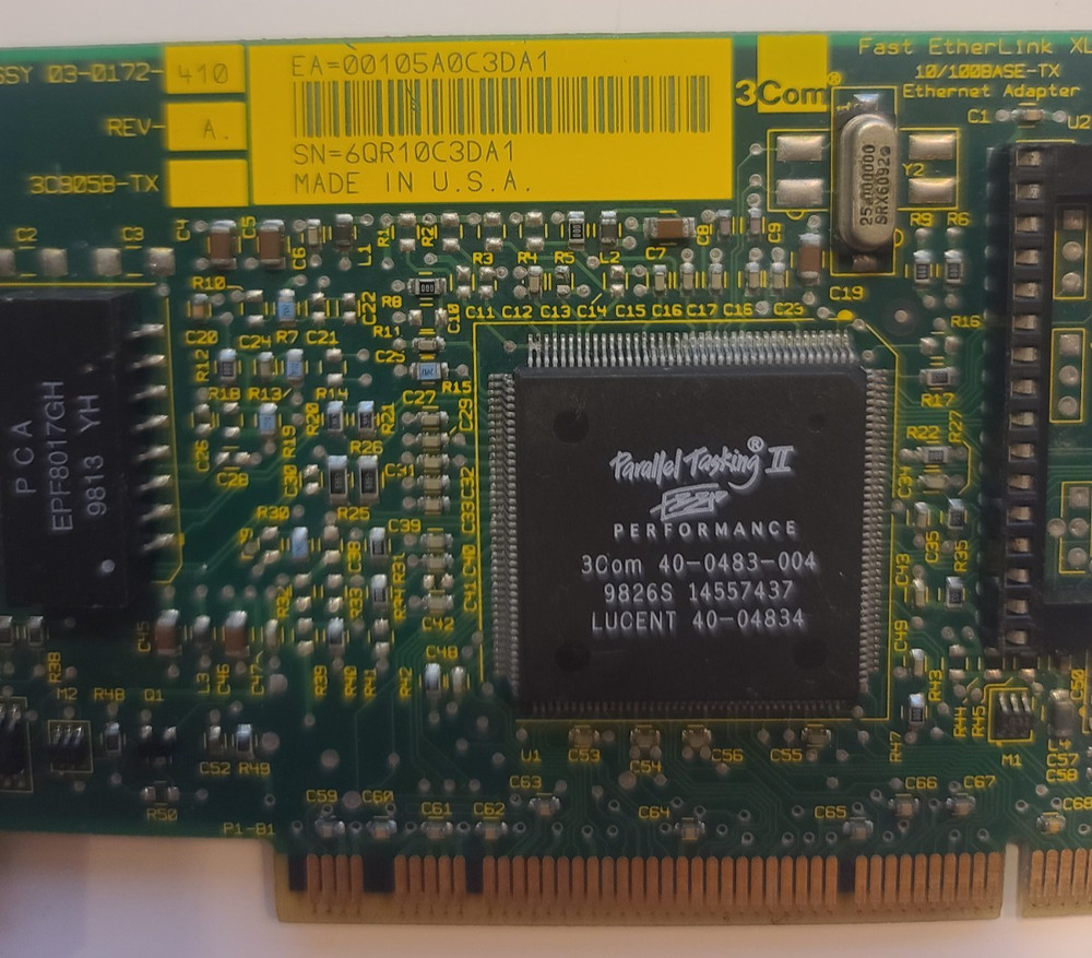 3COM/ETHERLINK XL 10/100/PCI TX NETWORK INTERFACE CARD (NIC)/3C905B-TX