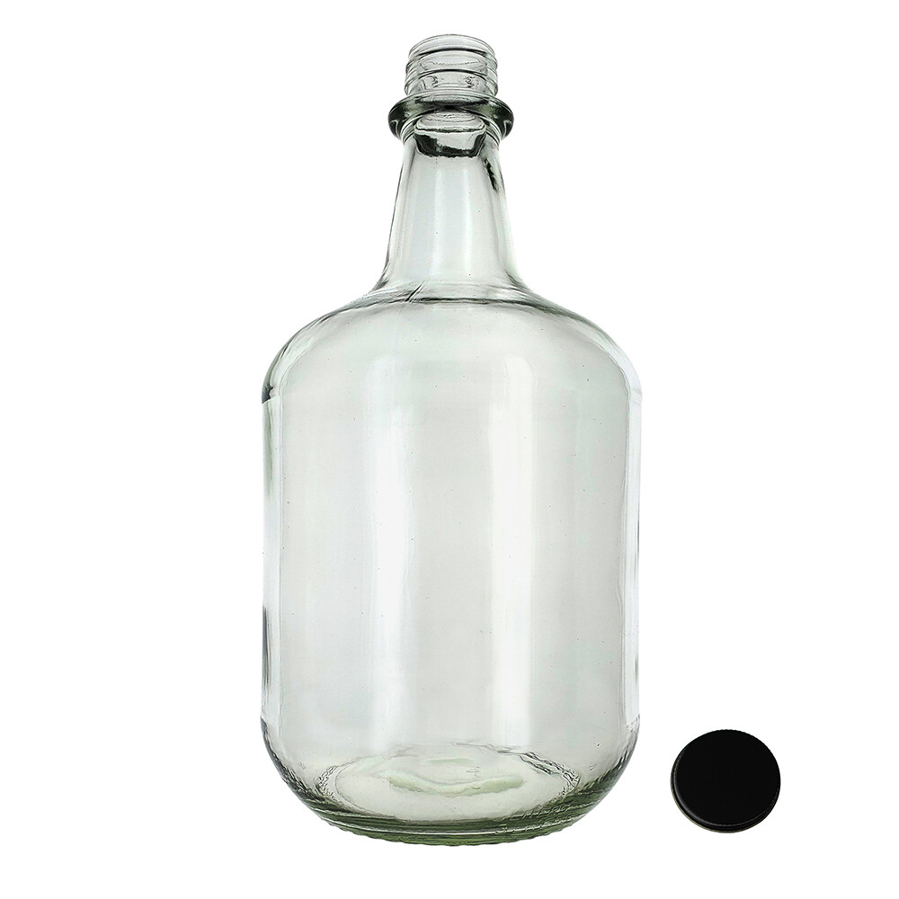 3L Jug Flint - Single Bottle with Black Metal Cap