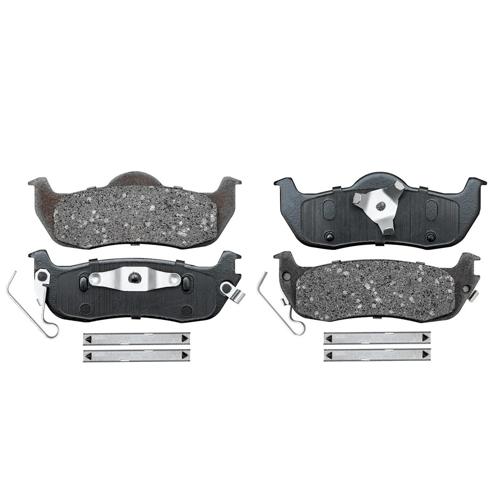 Front Rear Ceramic Brake Pads for 2005 - 2007 2008 2009 2010 Commander Cherokee