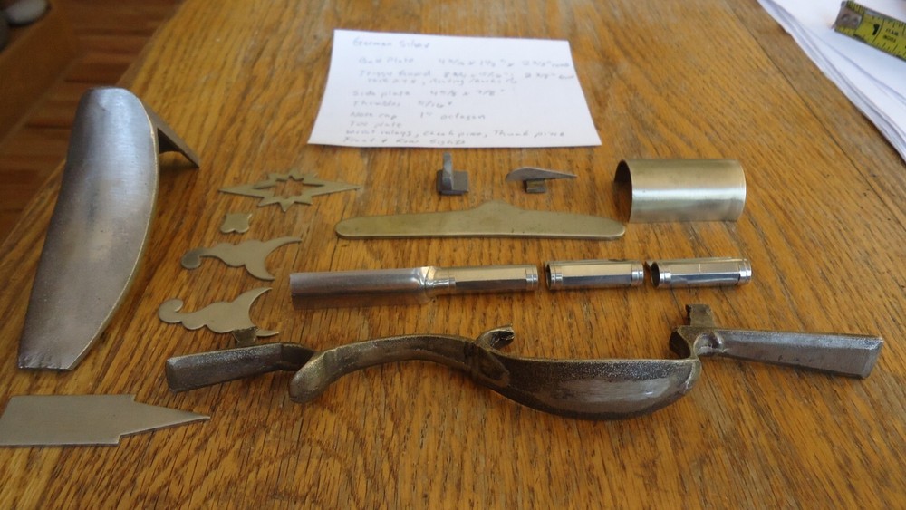 Muzzleloader Parts, Pennsylvania Kentucky Long Rifle, German Silver TT8