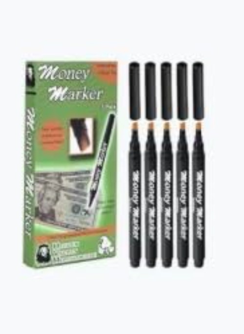 18-Pack Counterfeit Money Detector Pens with Chisel Tip - Accurate Bill Checker