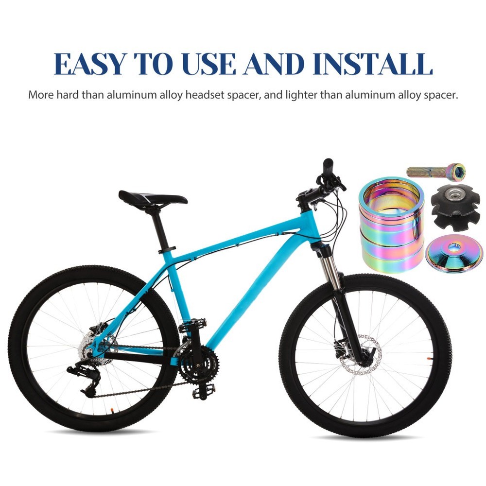 Headset Spacers Mountain Bike Replaceable Gasket Stem Bicycle Supply