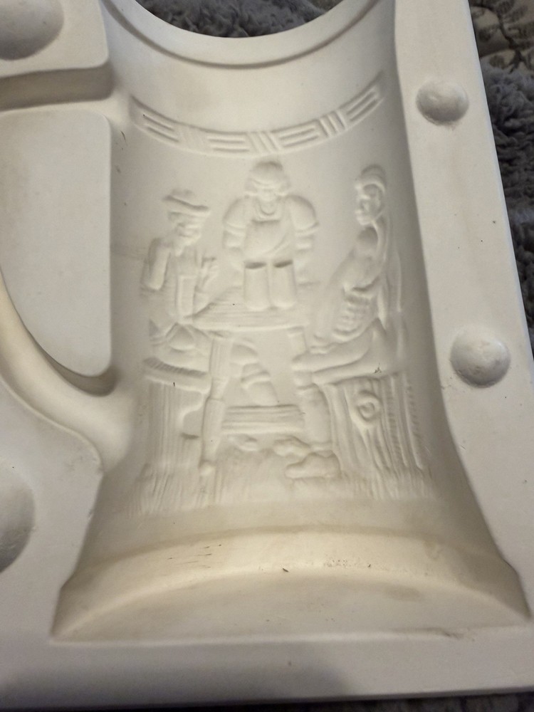 Unbranded Ceramic Casting Mold Beer Mug Stein R552