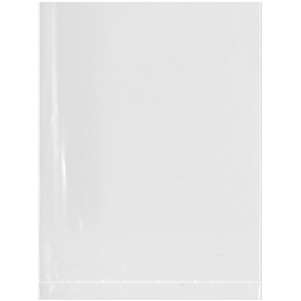 Plymor 3" x 4", 1.25 Mil Flat Open Clear Plastic Poly Bags