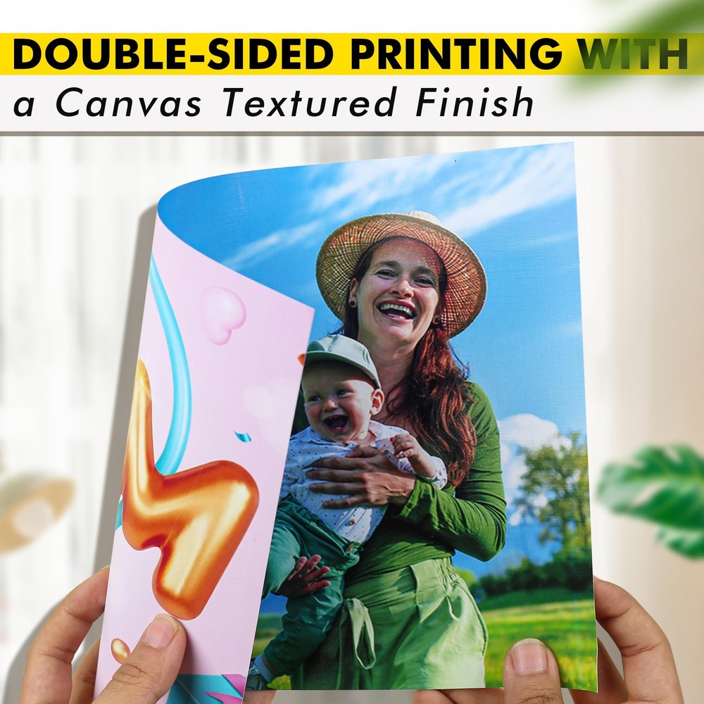 Koala Thick Canvas Textured Double-sided Printer Paper 8.5X11 69LB 50sheets 2...