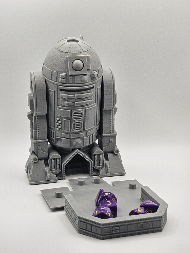 sci fi droid Dice Tower / droid dice roller DnD/Pathfinder/Tabletop RPG