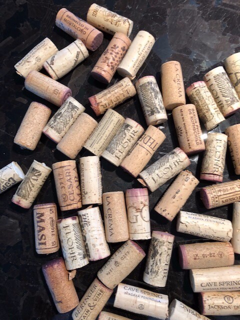 Lot Of Used Wine Corks 100 Count Crafts