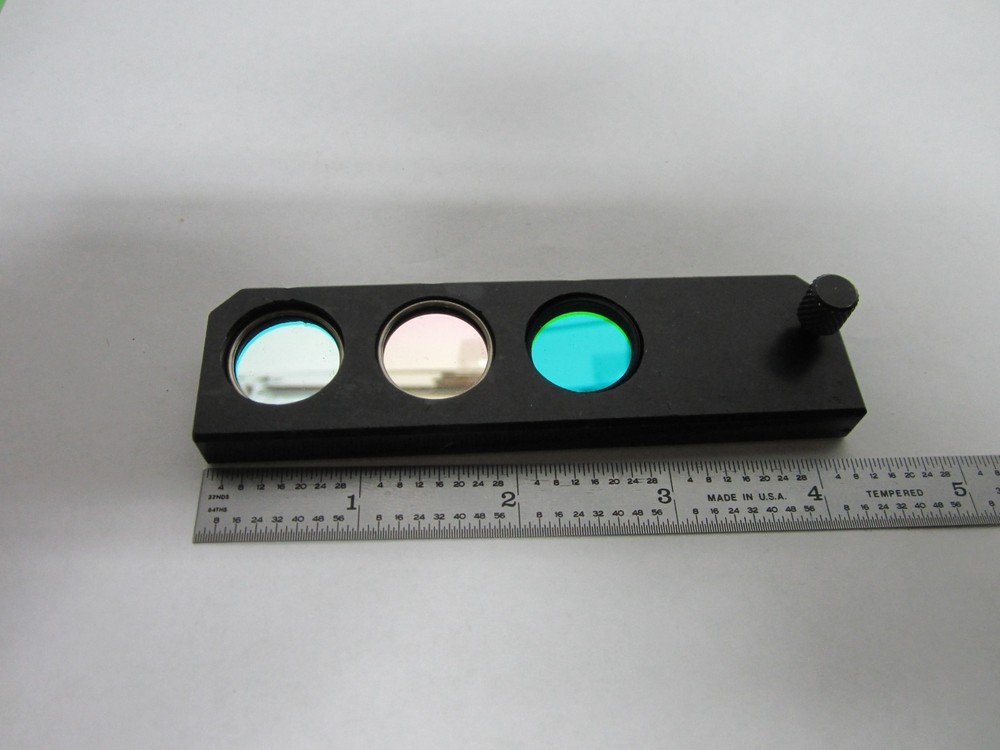 MICROSCOPE PART FILTER SLIDE  OPTICS BIN#L2-08