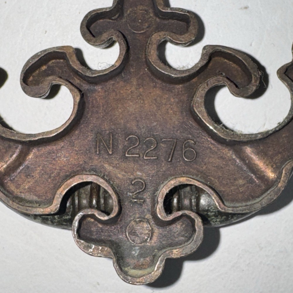 VTG Brass # N2276 Chippendale Drawer Handles pulls.