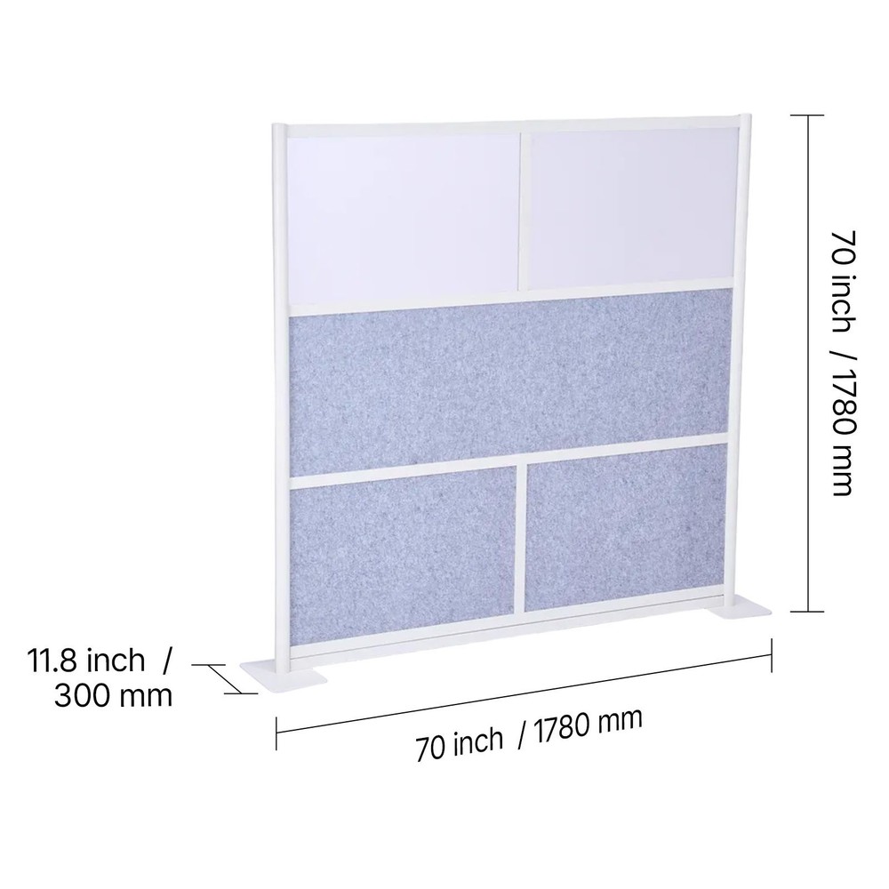 Uimoso Office Partition Privacy Screen Divider Workstation Panel 1PCS 70" x 70"