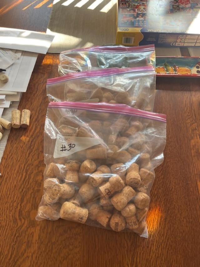 Used Wine and Champagne Corks