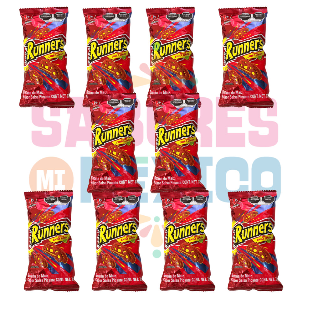 Runners Barcel – Pack de 10 Bolsas (72 g c/u)
