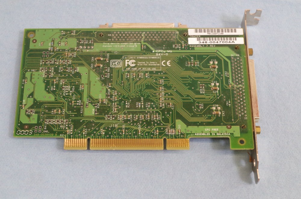 LSI Logic LSIU80LVD PCI SCSI Controller 348-0047004A