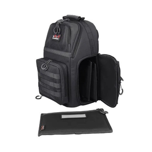 Val-R Modular Tactical Range Pistol Backpack in Black