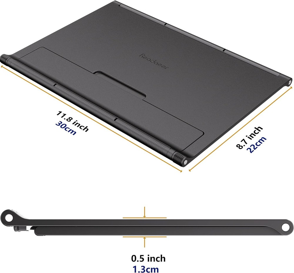 Readaeer Portable Book Stand - Adjustable Folding Textbook Holder