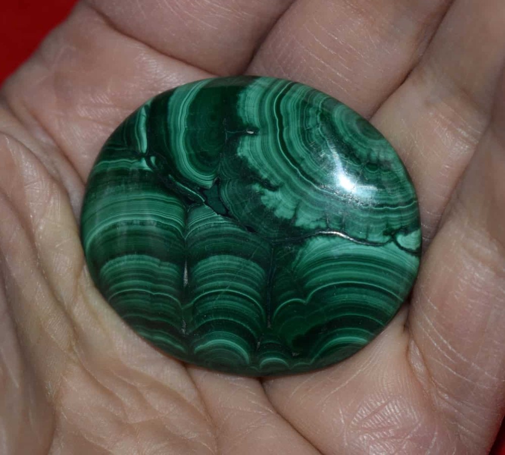 Malachite Worry Stone #9