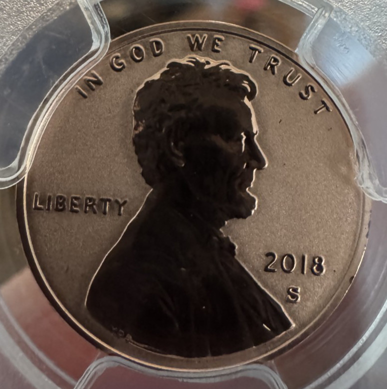 2018 S LINCOLN CENT PCGS REVERSE PR69 RD 50th Anniversary