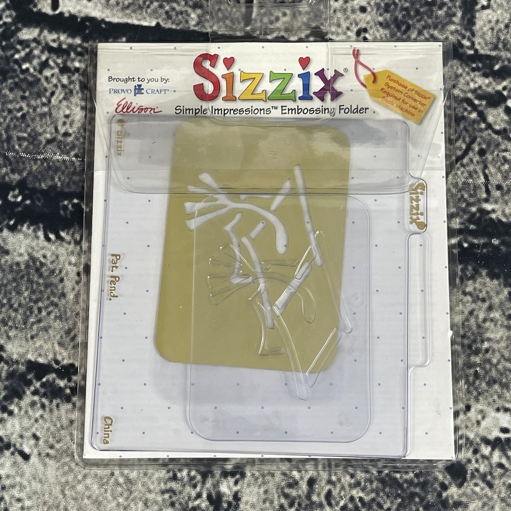 Sizzix Graduation Cap Simple Impressions Embossing Folder 2⅜x3⅜"