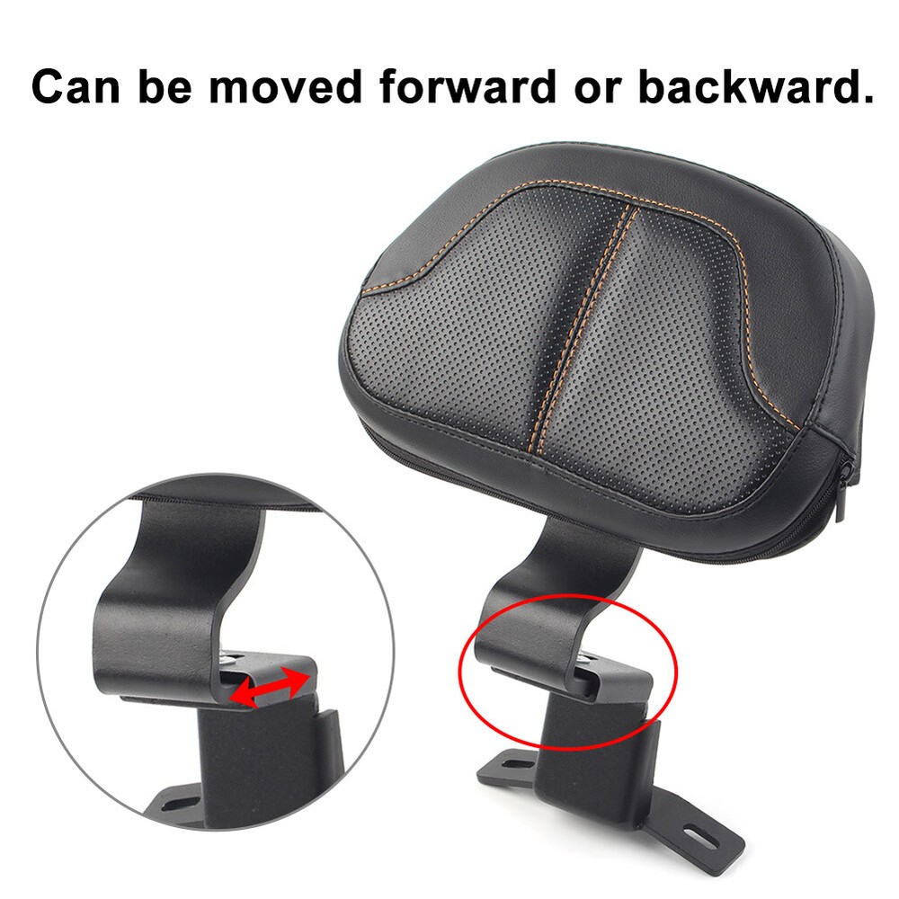 Driver Rider Backrest Pad Front For Harley Touring CVO Road Electra Glide 2009+