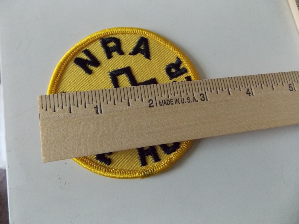 NRA Safe Hunter Embroidered Patch Sew-On 3" diameter