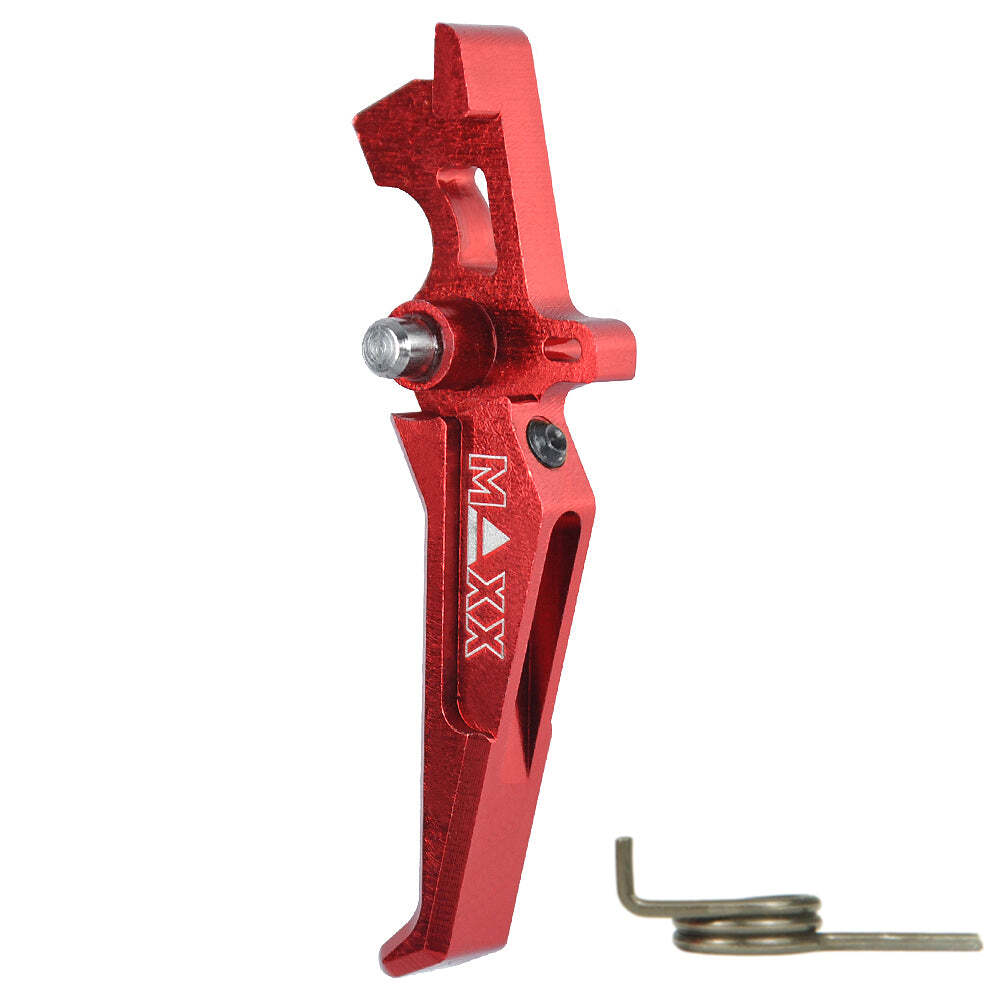 MAXX- CNC Aluminum Advanced Trigger (Style E) for V2 Gearbox - MX-TRG001SE