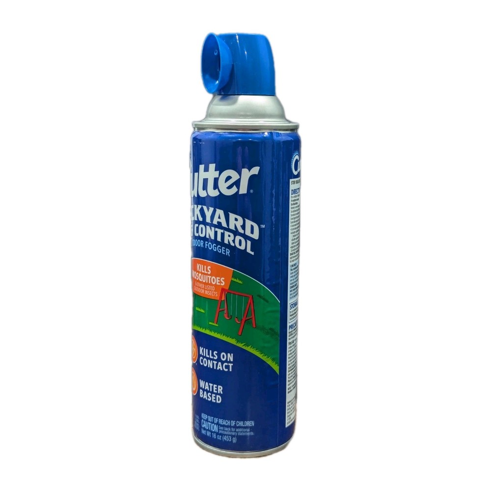 Cutter Backyard Bug Control Outdoor Fogger, Kills on Contact, Water Based, 16 oz