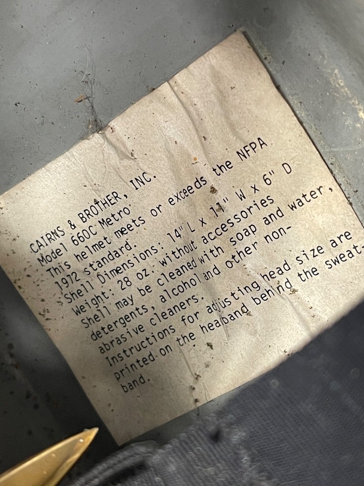 Cairns & Bros Firefighter 660C Metro Helmet