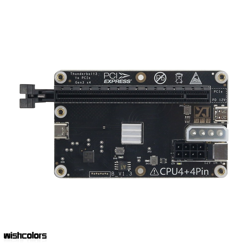 External Graphics Card Dock External GPU Dock+60cm Cable for Thunderbolt 4 3